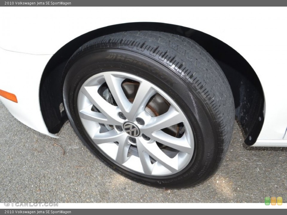 2010 Volkswagen Jetta SE SportWagen Wheel and Tire Photo #79960145