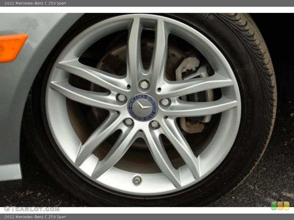 2012 Mercedes-Benz C 250 Sport Wheel and Tire Photo #79971520