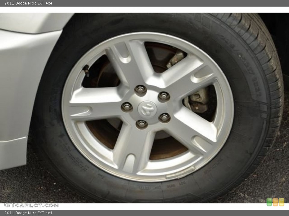 2011 Dodge Nitro SXT 4x4 Wheel and Tire Photo #79973221