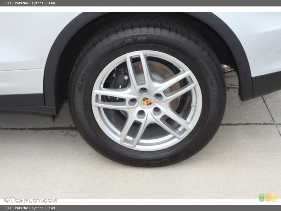 2013 Porsche Cayenne Diesel Wheel and Tire Photo #79984619