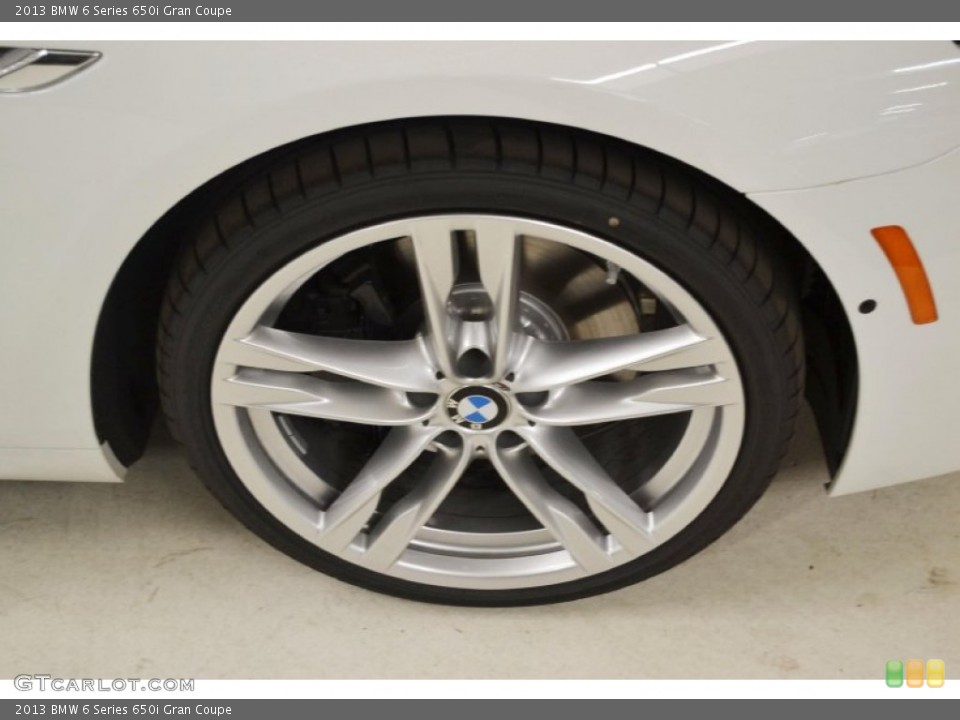 2013 BMW 6 Series 650i Gran Coupe Wheel and Tire Photo #79992638