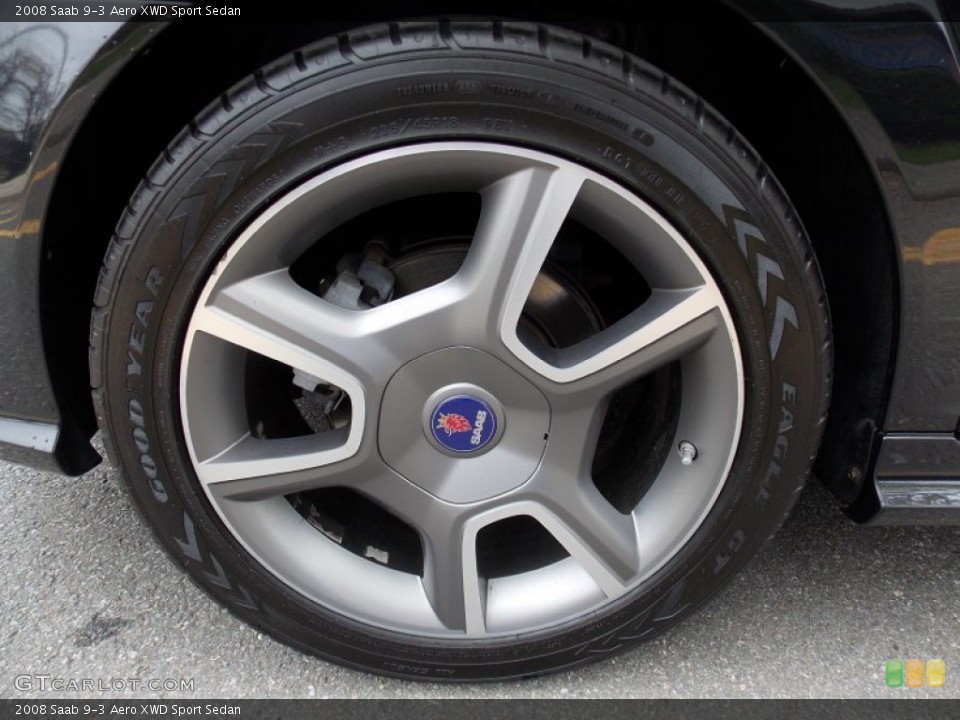 2008 Saab 9-3 Aero XWD Sport Sedan Wheel and Tire Photo #79994157