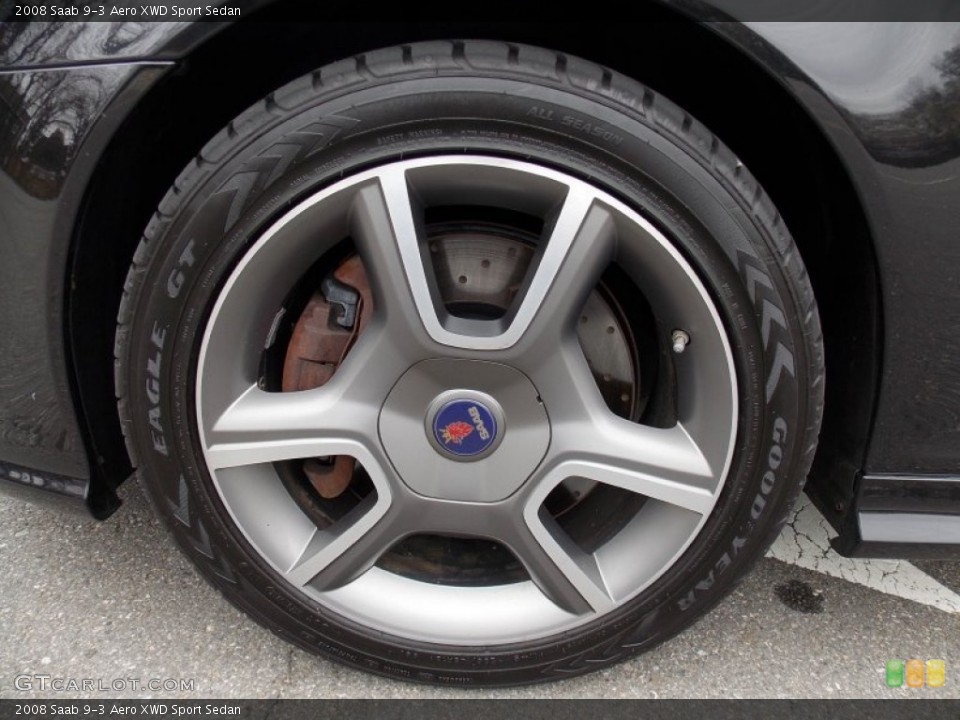 2008 Saab 9-3 Aero XWD Sport Sedan Wheel and Tire Photo #79994198