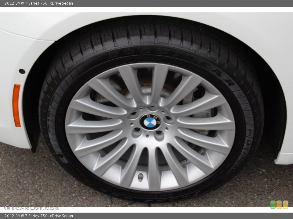 2012 BMW 7 Series 750i xDrive Sedan Wheel and Tire Photo #80001917