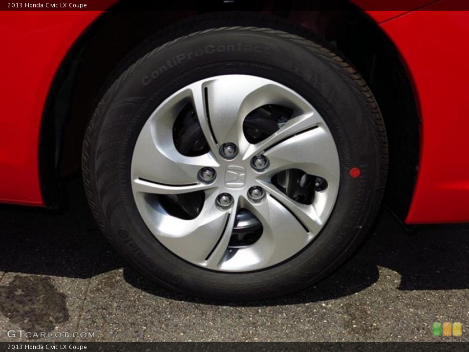 2013 Honda Civic LX Coupe Wheel and Tire Photo #80003390