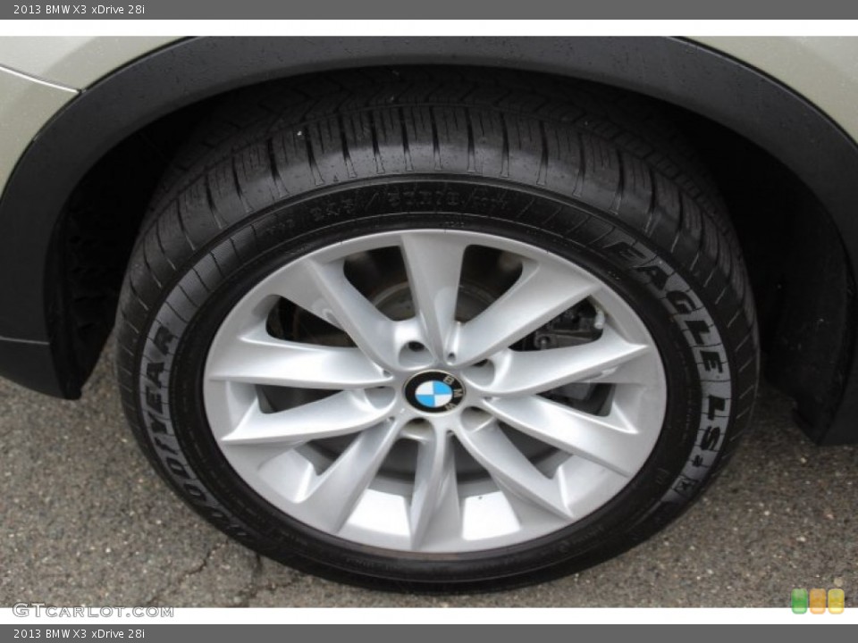 2013 BMW X3 xDrive 28i Wheel and Tire Photo #80006093