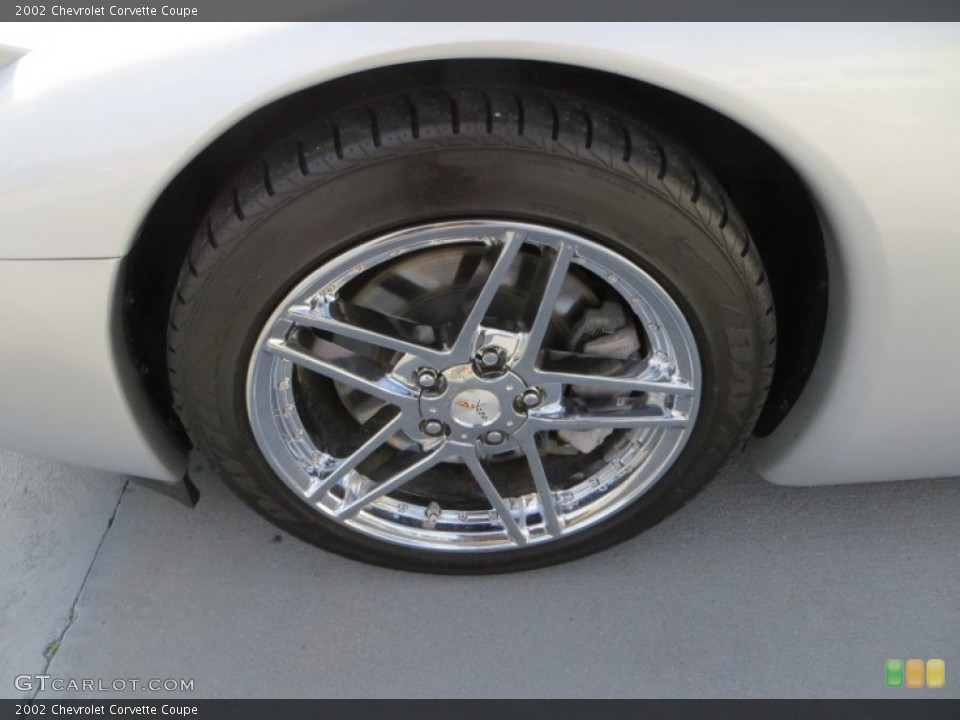 2002 Chevrolet Corvette Coupe Wheel and Tire Photo #80009319