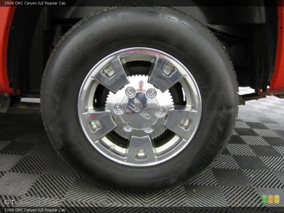 2008 GMC Canyon SLE Regular Cab Wheel and Tire Photo #80009320