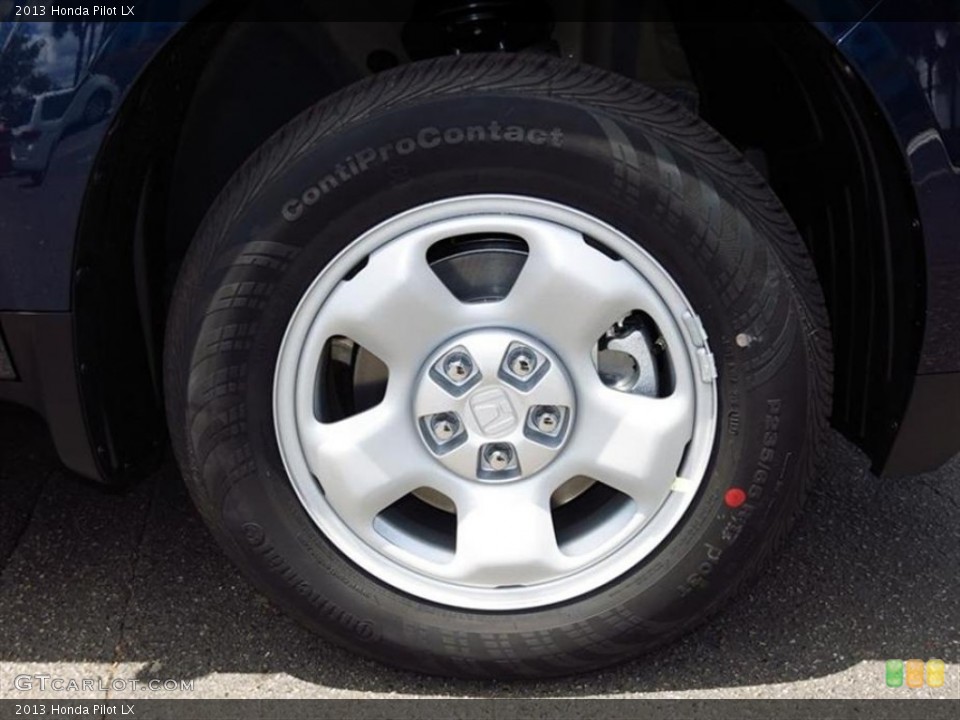 2013 Honda Pilot LX Wheel and Tire Photo #80011089