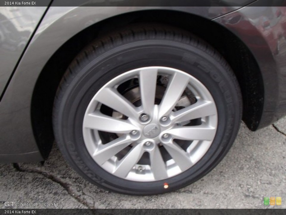 2014 Kia Forte EX Wheel and Tire Photo #80017653