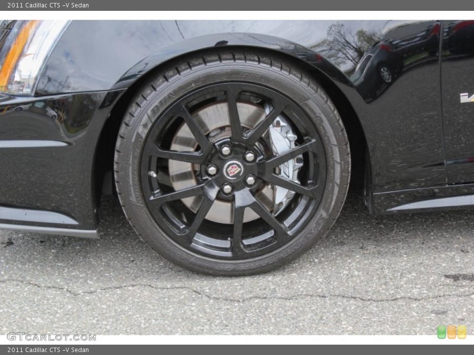 2011 Cadillac CTS -V Sedan Wheel and Tire Photo #80017964