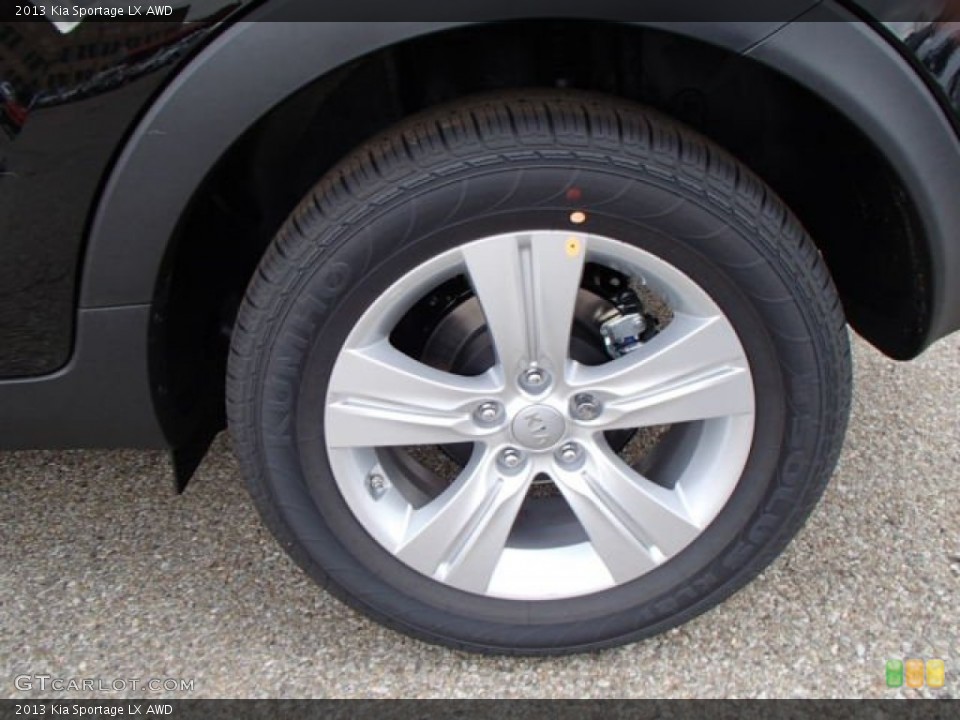 2013 Kia Sportage LX AWD Wheel and Tire Photo #80018982