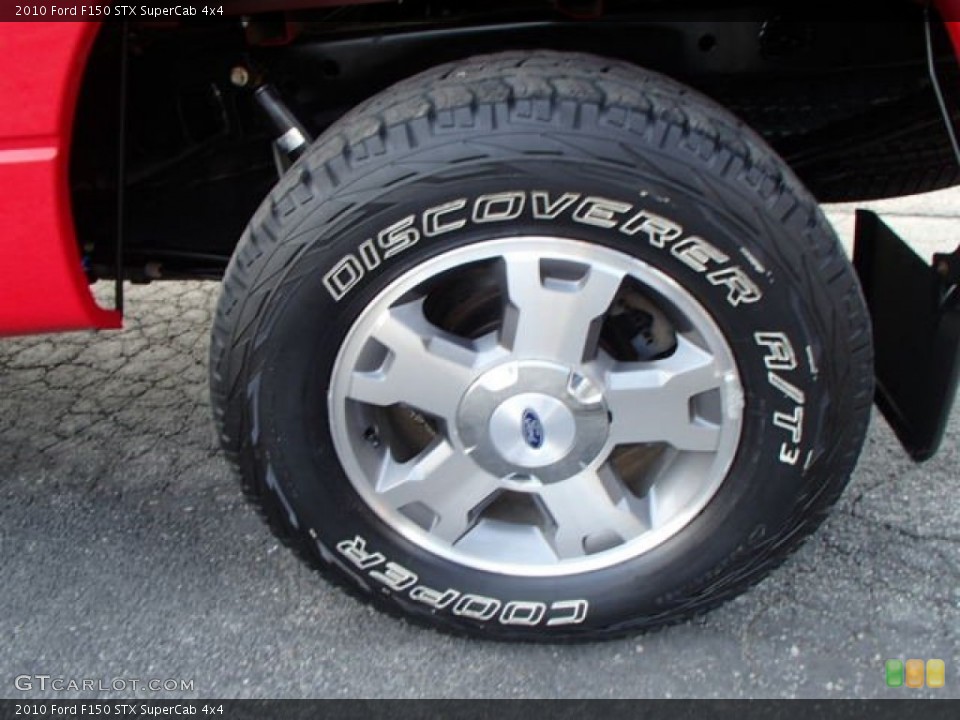 2010 Ford F150 STX SuperCab 4x4 Wheel and Tire Photo #80020601
