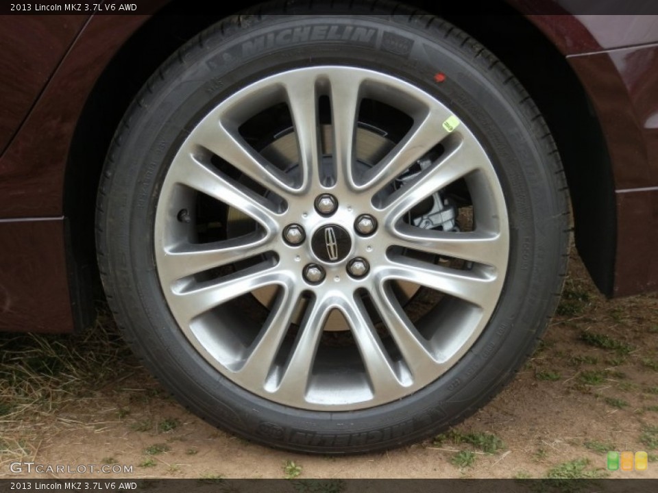 2013 Lincoln MKZ 3.7L V6 AWD Wheel and Tire Photo #80031722