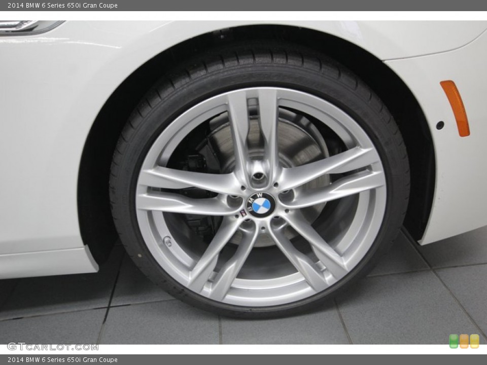 2014 BMW 6 Series 650i Gran Coupe Wheel and Tire Photo #80035352