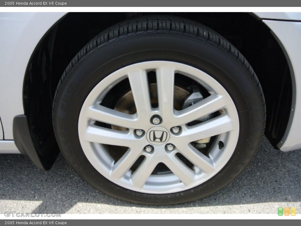 2005 Honda Accord EX V6 Coupe Wheel and Tire Photo #80038511