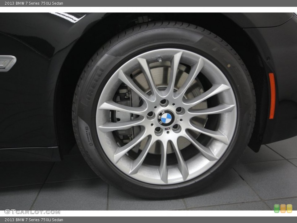 2013 BMW 7 Series 750Li Sedan Wheel and Tire Photo #80039408