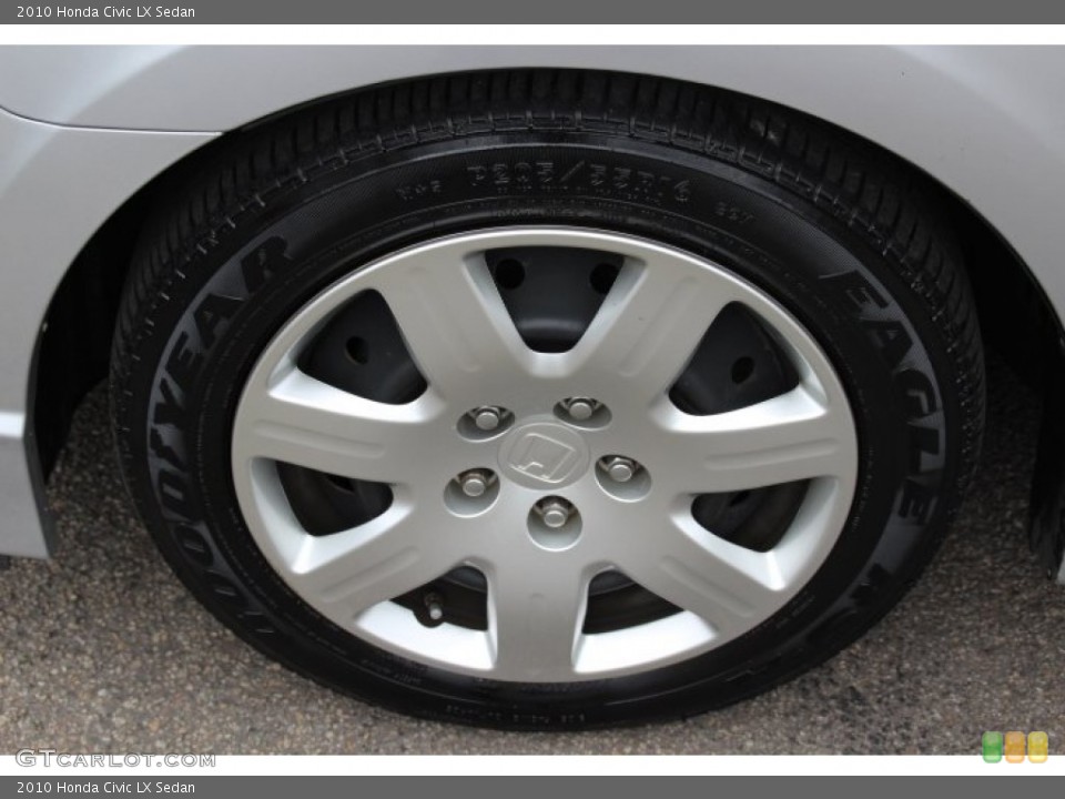2010 Honda Civic LX Sedan Wheel and Tire Photo #80044823