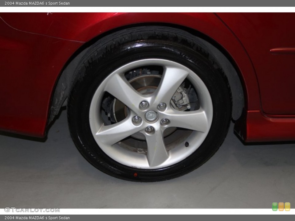 2004 Mazda MAZDA6 s Sport Sedan Wheel and Tire Photo #80056889