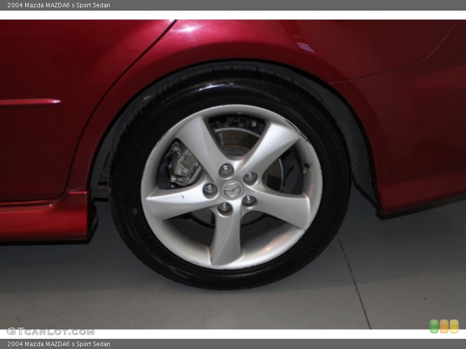2004 Mazda MAZDA6 s Sport Sedan Wheel and Tire Photo #80056931