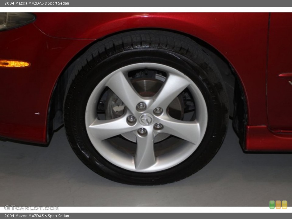 2004 Mazda MAZDA6 s Sport Sedan Wheel and Tire Photo #80056946