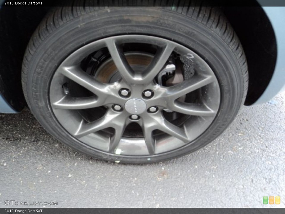 2013 Dodge Dart SXT Wheel and Tire Photo #80064884