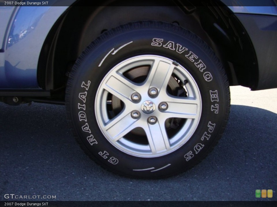 2007 Dodge Durango SXT Wheel and Tire Photo #80080140