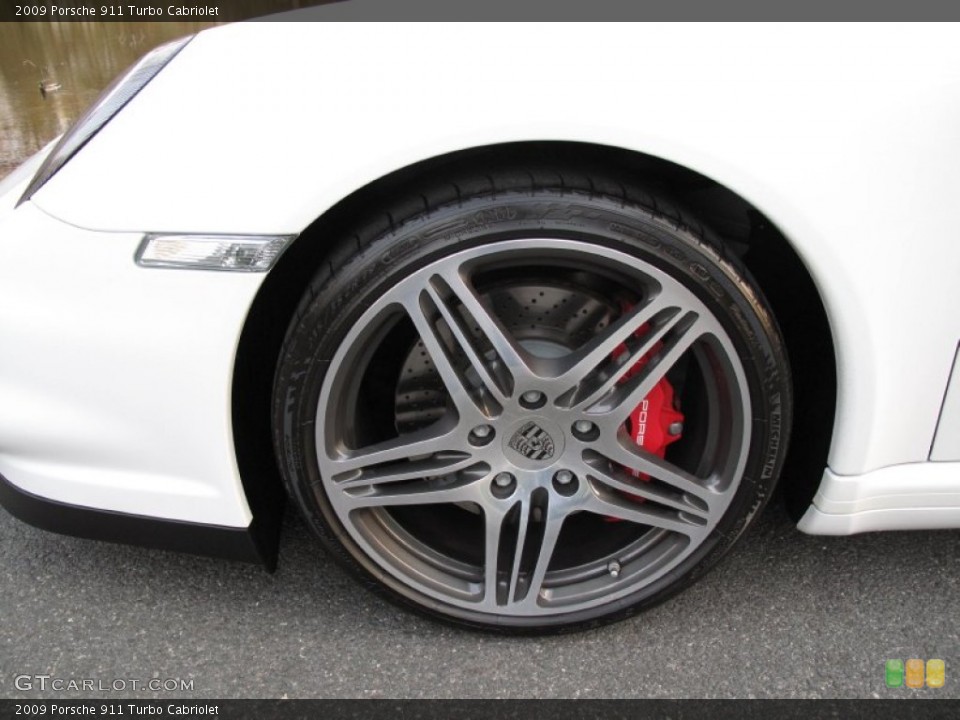 2009 Porsche 911 Turbo Cabriolet Wheel and Tire Photo #80087748
