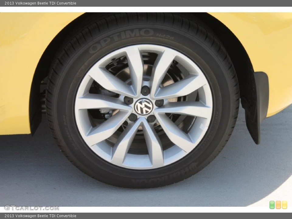 2013 Volkswagen Beetle TDI Convertible Wheel and Tire Photo #80091102