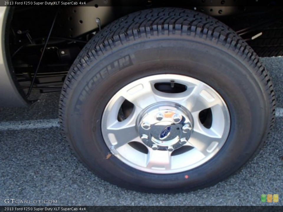 2013 Ford F250 Super Duty XLT SuperCab 4x4 Wheel and Tire Photo #80095095