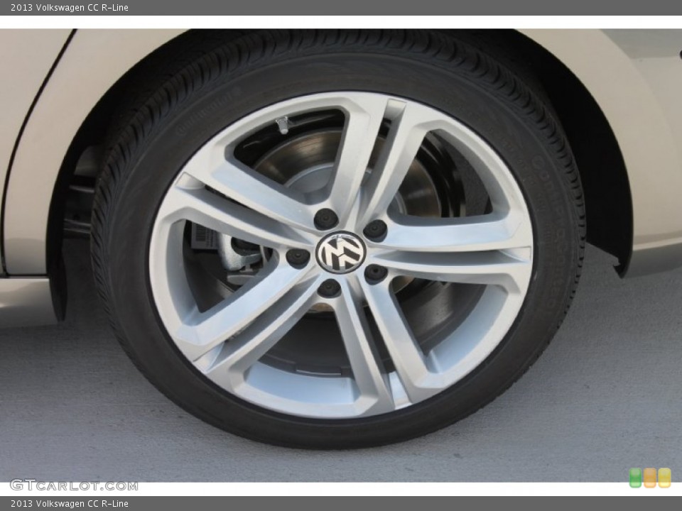 2013 Volkswagen CC R-Line Wheel and Tire Photo #80095633