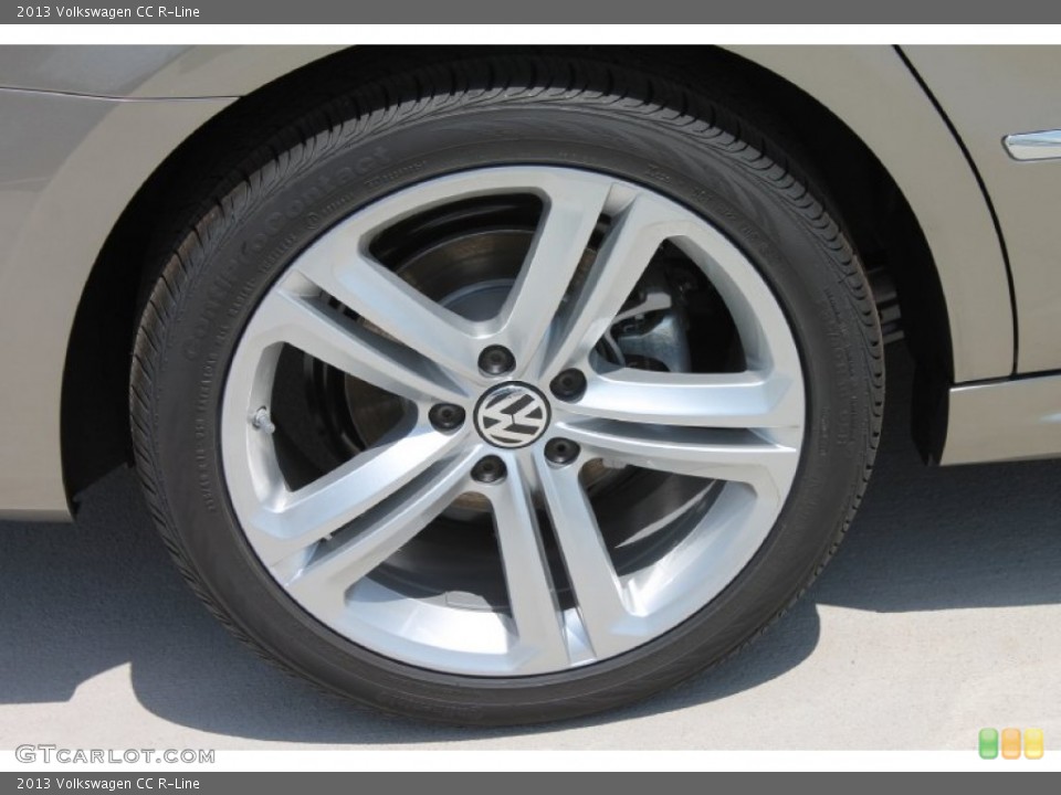 2013 Volkswagen CC R-Line Wheel and Tire Photo #80095704