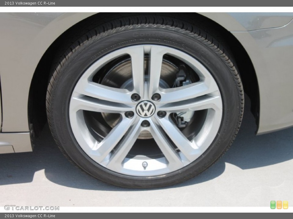 2013 Volkswagen CC R-Line Wheel and Tire Photo #80095741