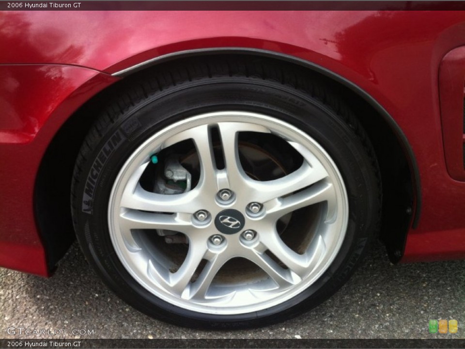 2006 Hyundai Tiburon GT Wheel and Tire Photo #80097684