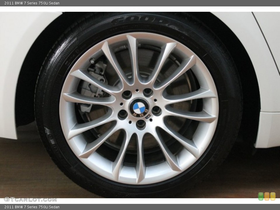 2011 BMW 7 Series 750Li Sedan Wheel and Tire Photo #80098511