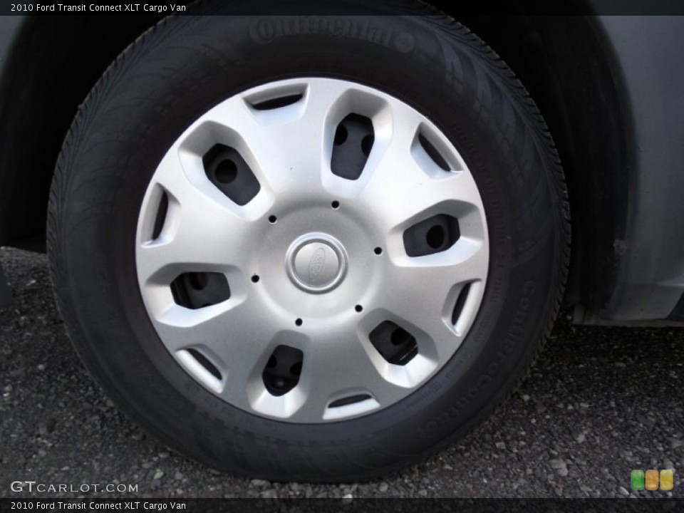 2010 Ford Transit Connect XLT Cargo Van Wheel and Tire Photo #80100397