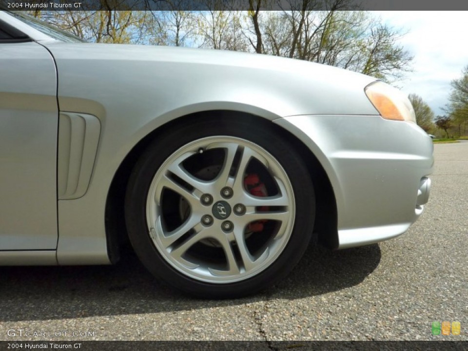 2004 Hyundai Tiburon GT Wheel and Tire Photo #80103874