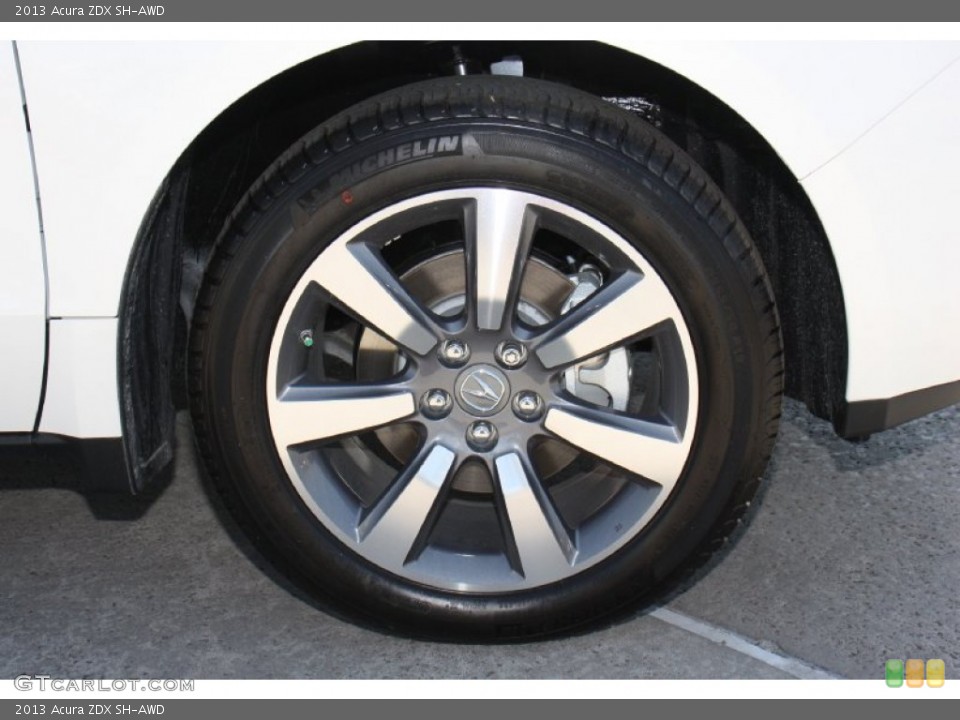 2013 Acura ZDX SH-AWD Wheel and Tire Photo #80105116