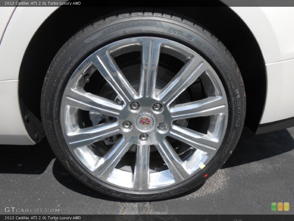 2013 Cadillac ATS 2.0L Turbo Luxury AWD Wheel and Tire Photo #80107588