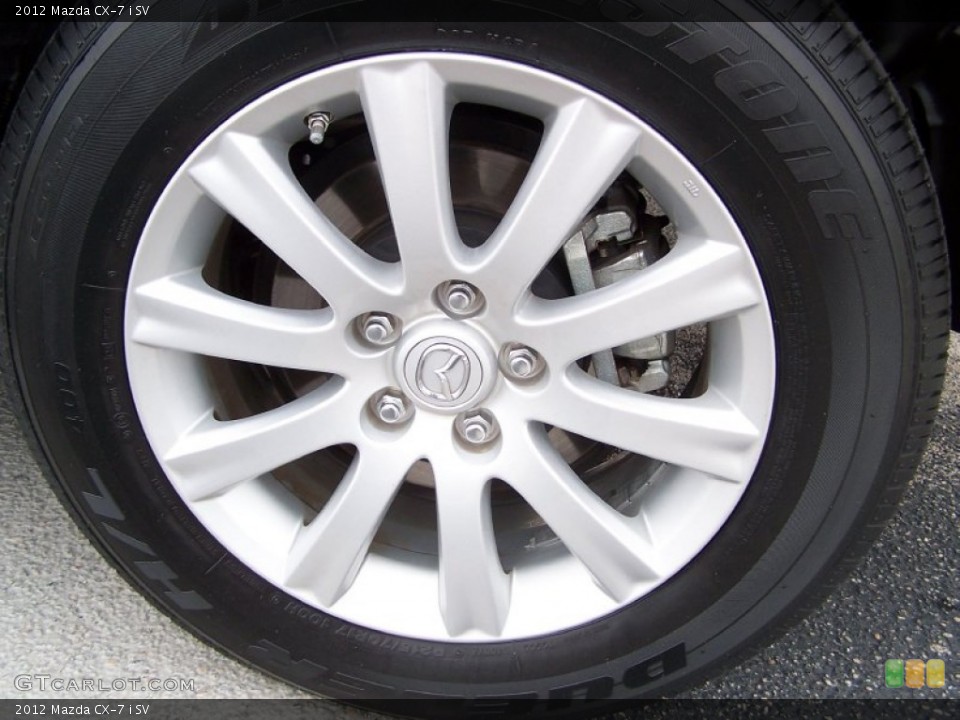 2012 Mazda CX-7 i SV Wheel and Tire Photo #80110361