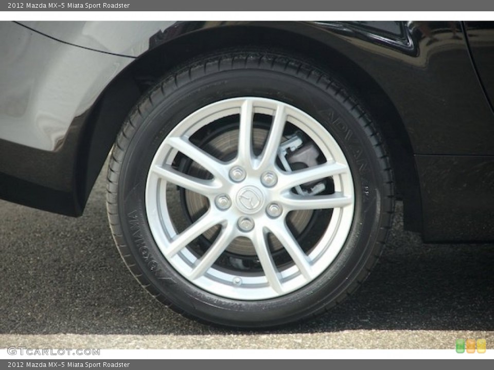 2012 Mazda MX-5 Miata Sport Roadster Wheel and Tire Photo #80112084