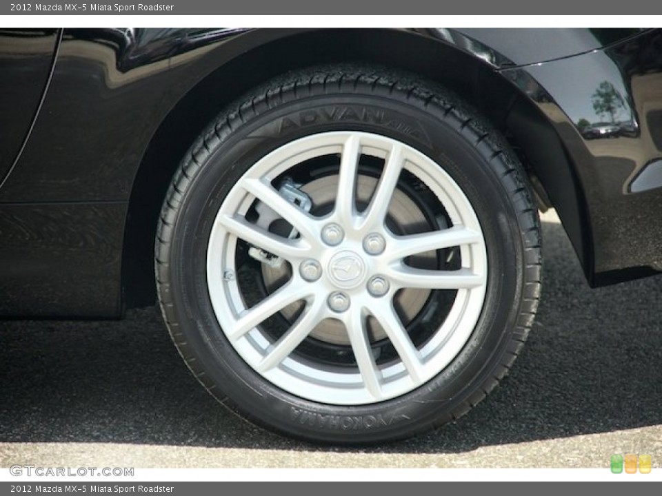 2012 Mazda MX-5 Miata Sport Roadster Wheel and Tire Photo #80112119