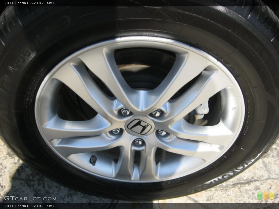 2011 Honda CR-V EX-L 4WD Wheel and Tire Photo #80113295