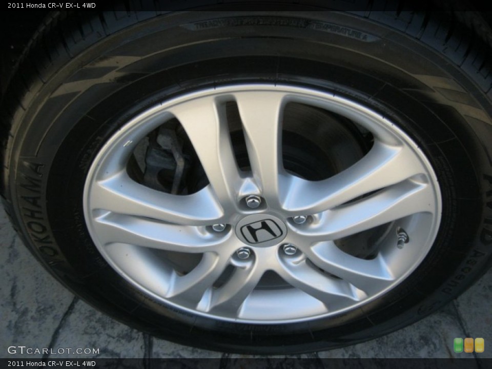 2011 Honda CR-V EX-L 4WD Wheel and Tire Photo #80113328