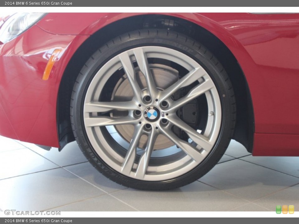 2014 BMW 6 Series 650i Gran Coupe Wheel and Tire Photo #80114381