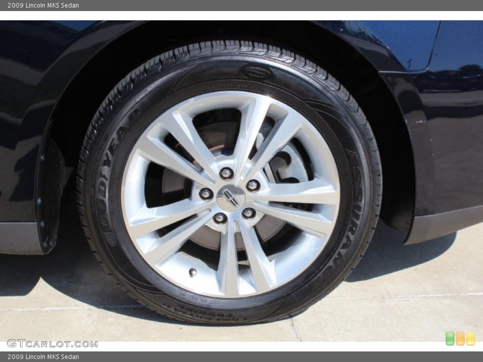 2009 Lincoln MKS Sedan Wheel and Tire Photo #80115302