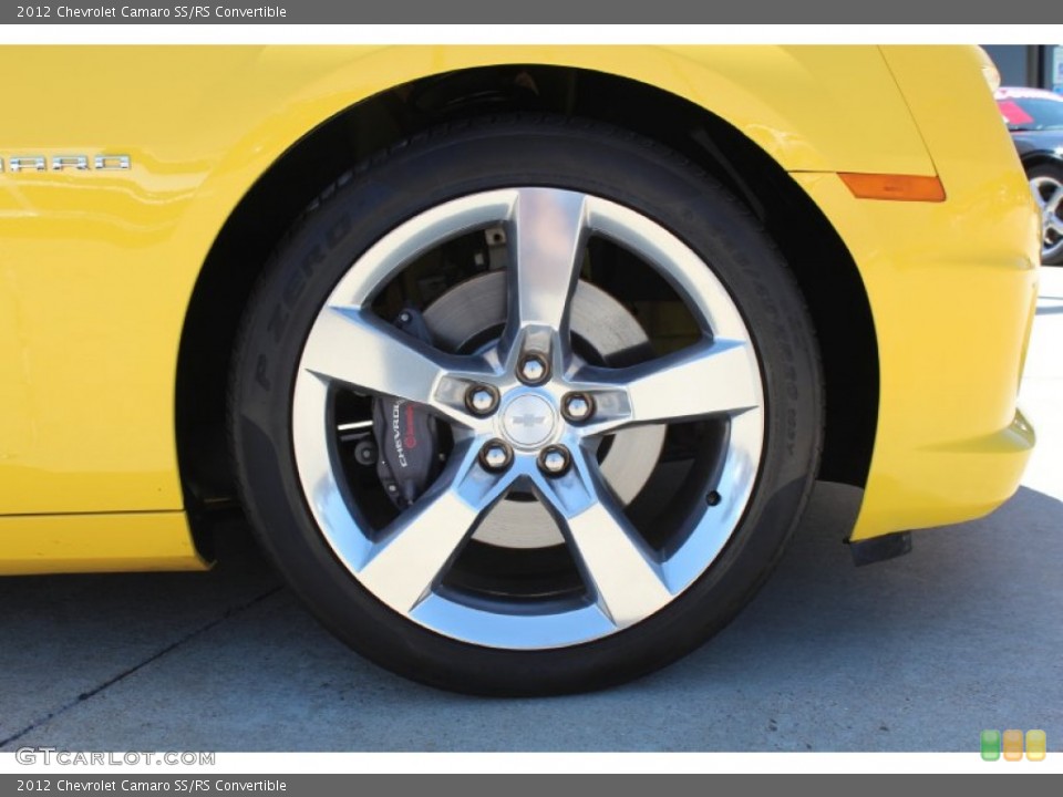 2012 Chevrolet Camaro SS/RS Convertible Wheel and Tire Photo #80116037