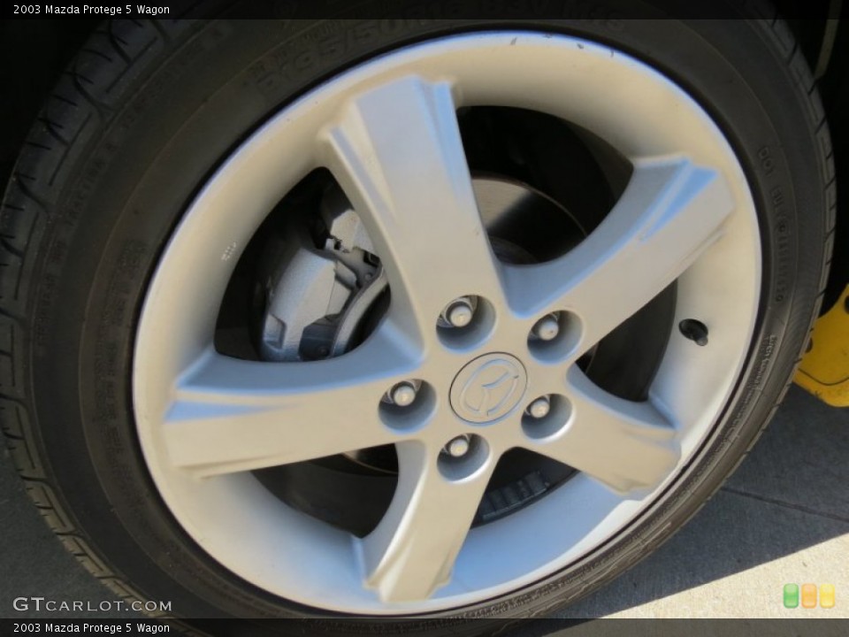 2003 Mazda Protege 5 Wagon Wheel and Tire Photo #80118018