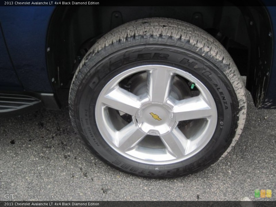 2013 Chevrolet Avalanche LT 4x4 Black Diamond Edition Wheel and Tire Photo #80120298