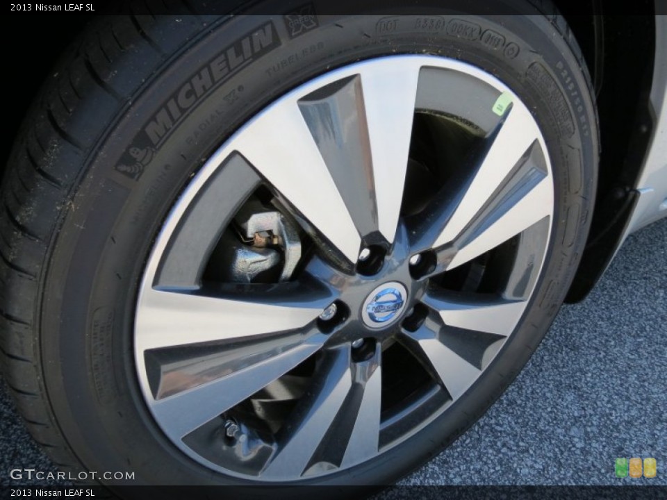 2013 Nissan LEAF SL Wheel and Tire Photo #80122131